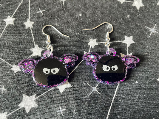 Spooky Soot Earrings