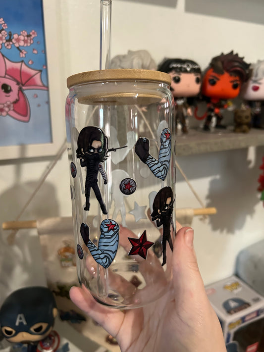 Chibi Winter Soldier Libby Glass