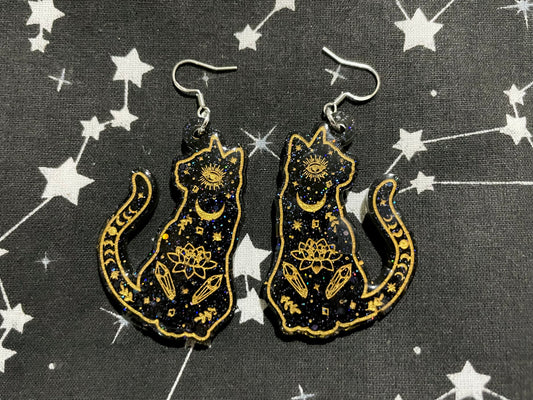 Mystic Cat Earrings