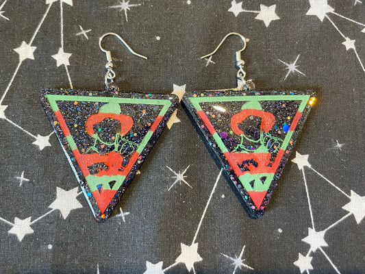 Freddy Triangle Earrings