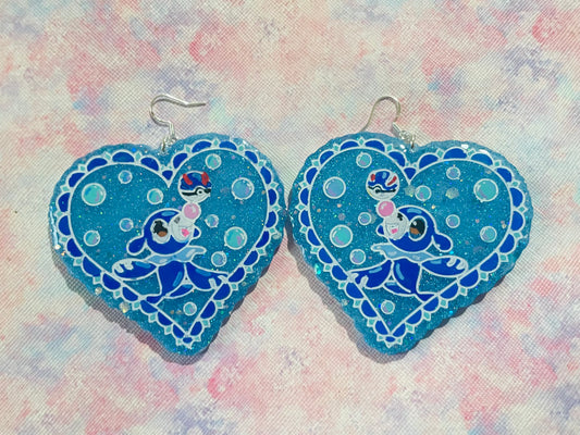 Poke Heart Earrings