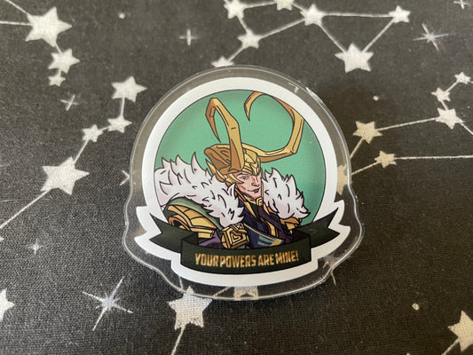 God of Mischief Pin