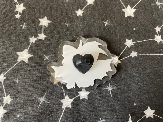 Angel Dust Bat Pin