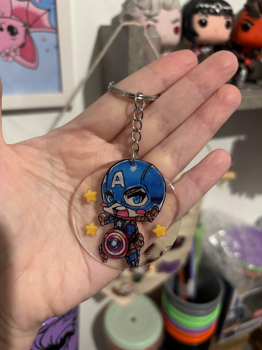 Marvellous Chibi Keyrings