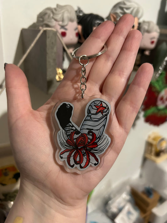 Winter Soldier Keyring
