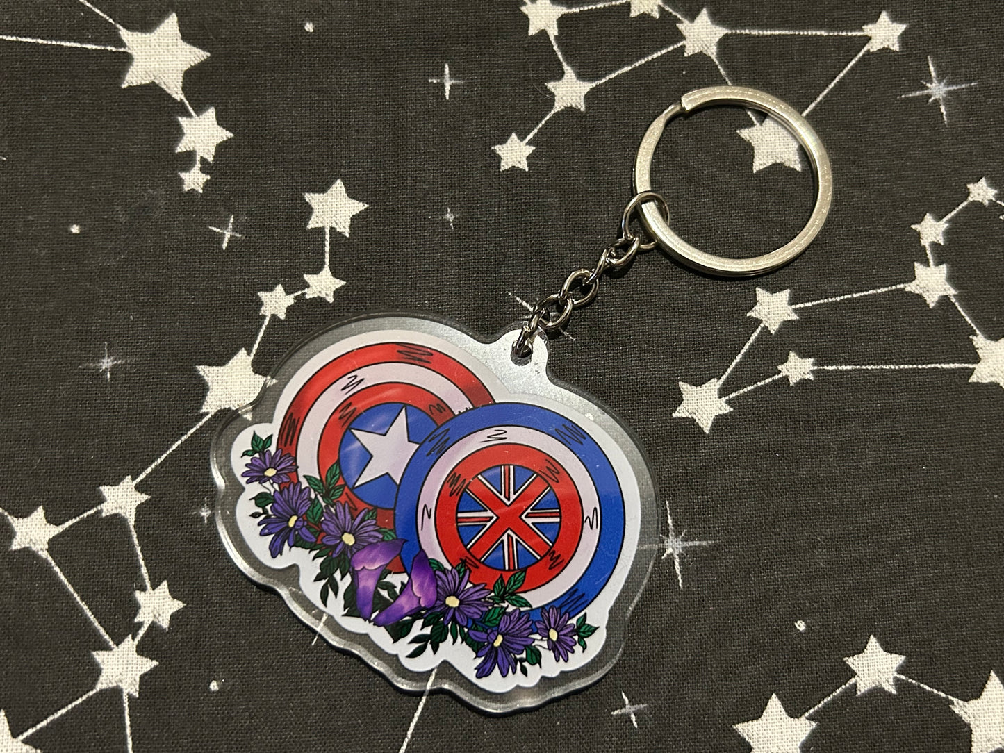 Cap & Peggy Keyring