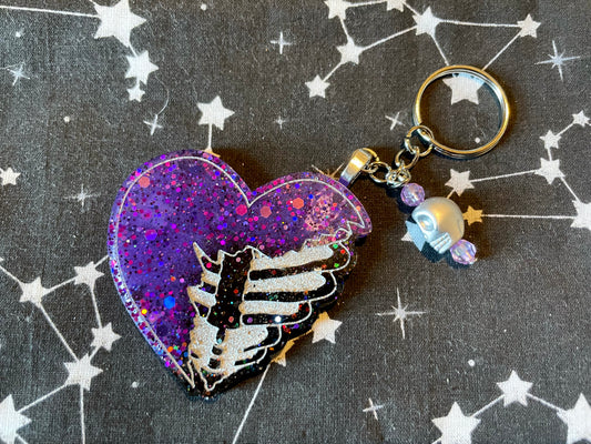 Heart Rib Keyring