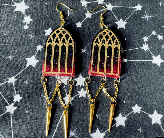 Gothic Window Earrings