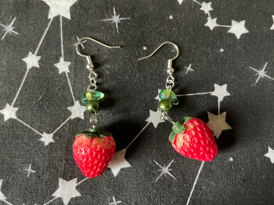 Cute Strawberry Earrings