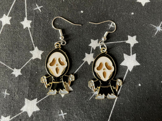 Ghoul Face Earrings