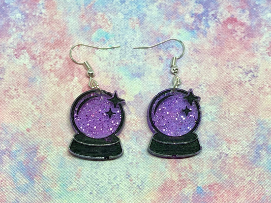 Crystal Ball Earrings