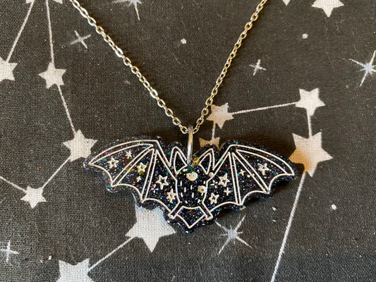 Starry Bat Necklace