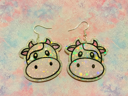 Cute Cow Earrings
