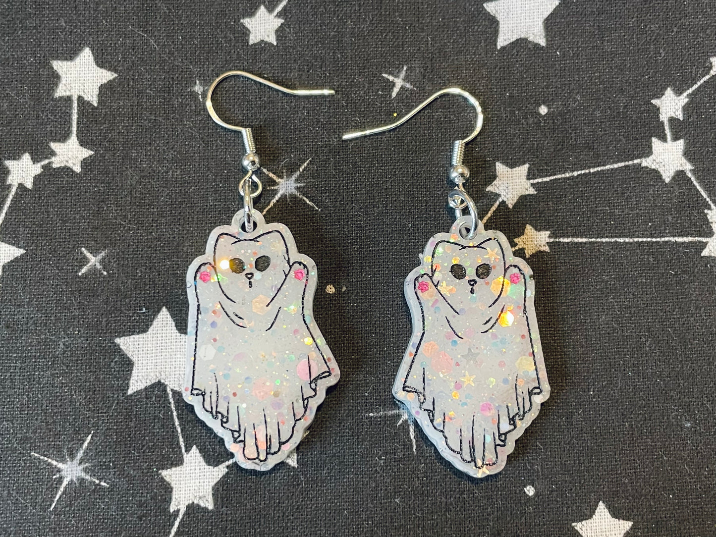 Kitty Ghost Earrings