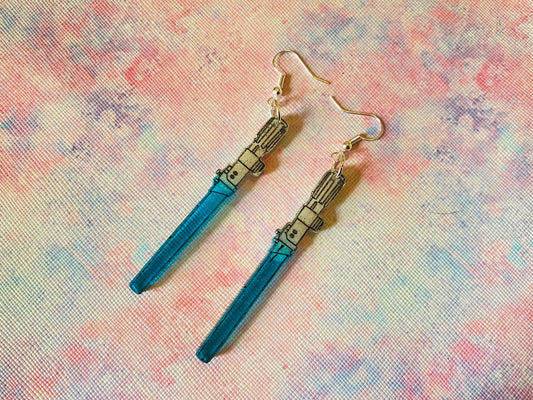 Laser Sword Earrings