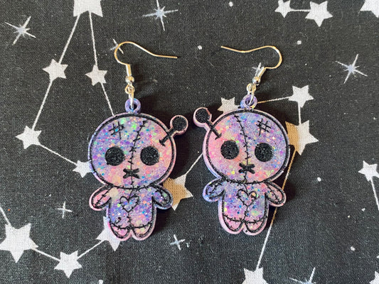 Cute Voodoo Doll Earrings