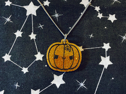 Kawaii Pumpkin Necklace