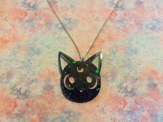 Moon Cat Necklace