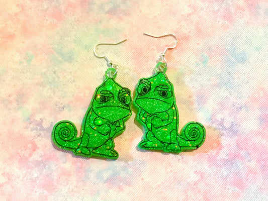 Cute Chameleon Earrings