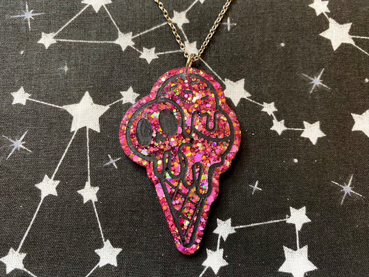 Spooky Ice Cream Necklace