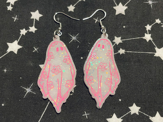 Cherry Blossom Ghost Earrings