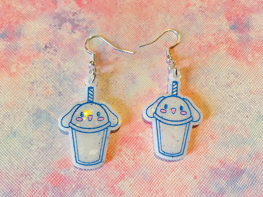 Kawaii Cinnamon Drink Earrings