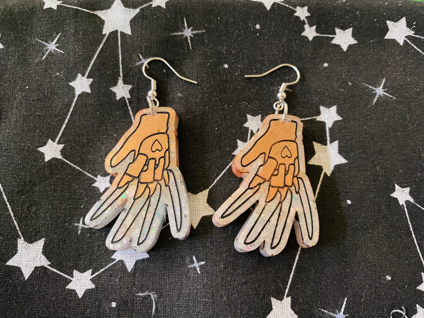 Knife Hands Earrings