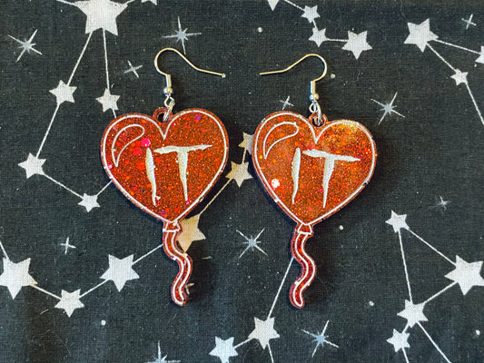 IT Heart Balloon Earrings