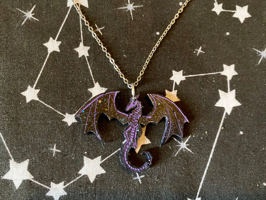 Skeleton Dragon Necklace