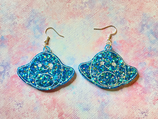 Manta Ray Squish Earrings