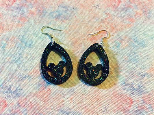 Teardrop Mouse Earrings