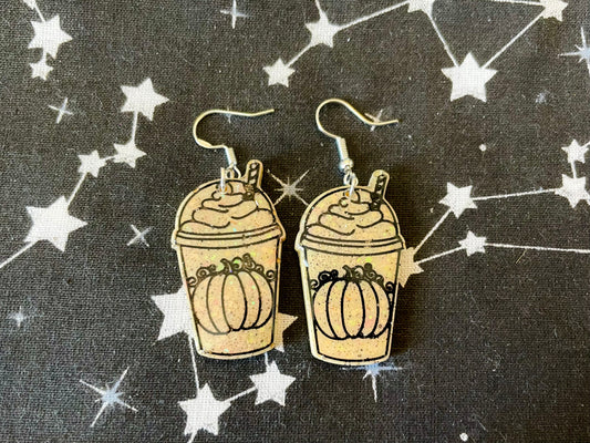 Pumpkin Spiced Latte Earrings