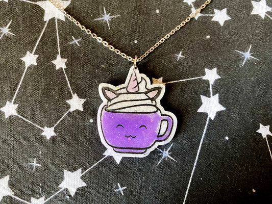 Unicorn Hot Chocolate Necklace