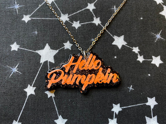 Hello Pumpkin Necklace