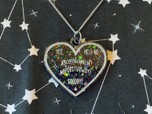 Spirit Board Heart Necklace