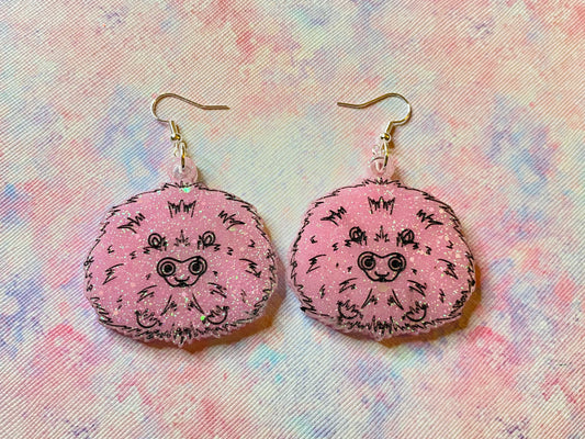 Pygmy Puff Earrings