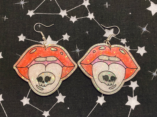 Skull Mouth Earrings