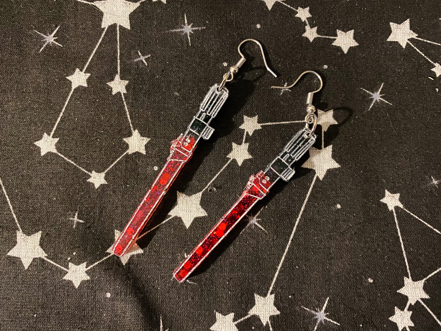 Laser Sword Earrings