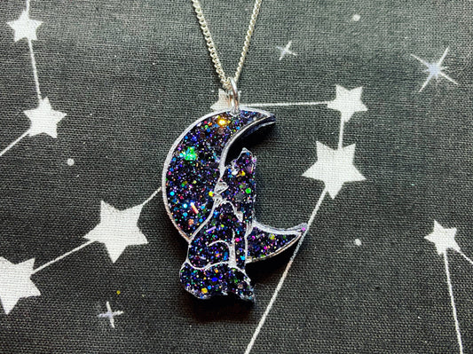 Moon Wolf Necklace