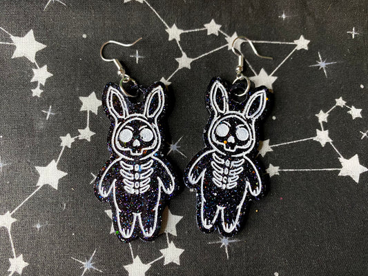 Skull Bunny Earrings