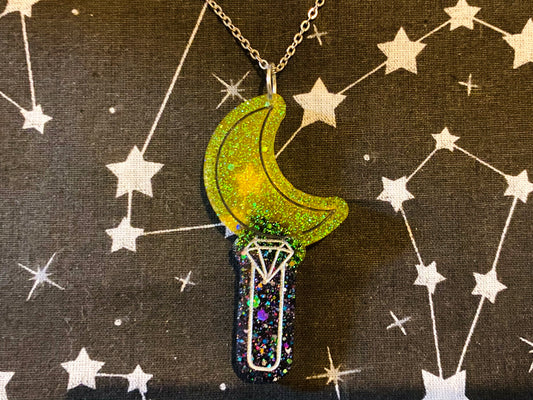 Moon Wand Necklace