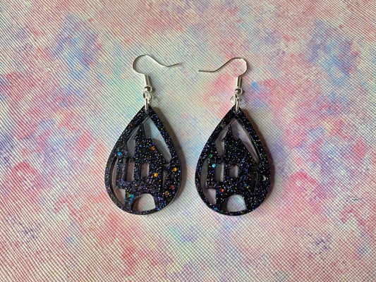 Haunted House Earrings